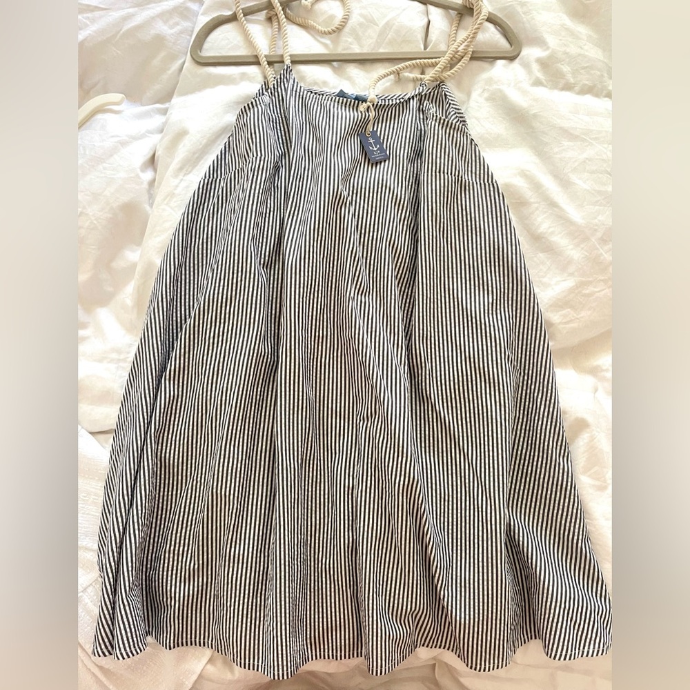nwt JKP adorable pinstripe swing mini dress